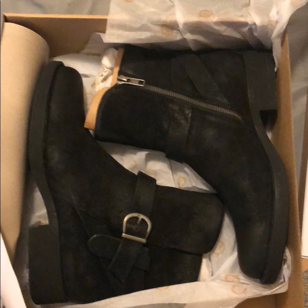Brand new Born black ankle boots